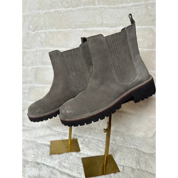 Seychelles 8.5 Cashew Boot Chelsea Pull on Festival Lug sole - Picture 3 of 6